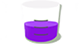 Purple medicine cup representing product form of Tylenol® Severe Cough + Sore Throat Night liquid