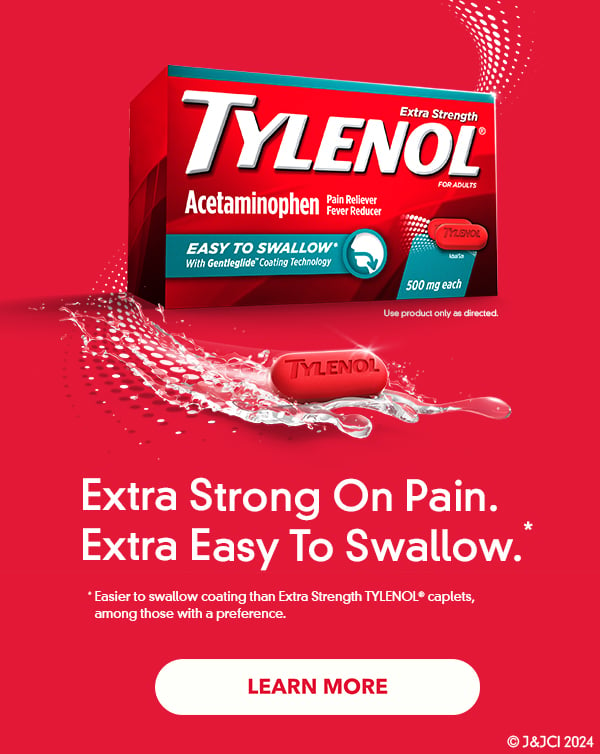 Tylenol Easy to Swallow banner